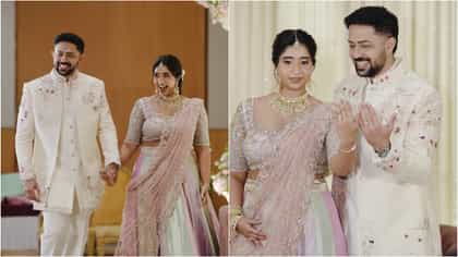 ಡೈನಾಮಿಕ್ ಕುಟುಂಬದಲ್ಲಿ ಸಂಭ್ರಮ; ನಟ ಪ್ರಣಮ್ ದೇವರಾಜ್-ನಮಿತಾ ನಿಶ್ಚಿತಾರ್ಥ