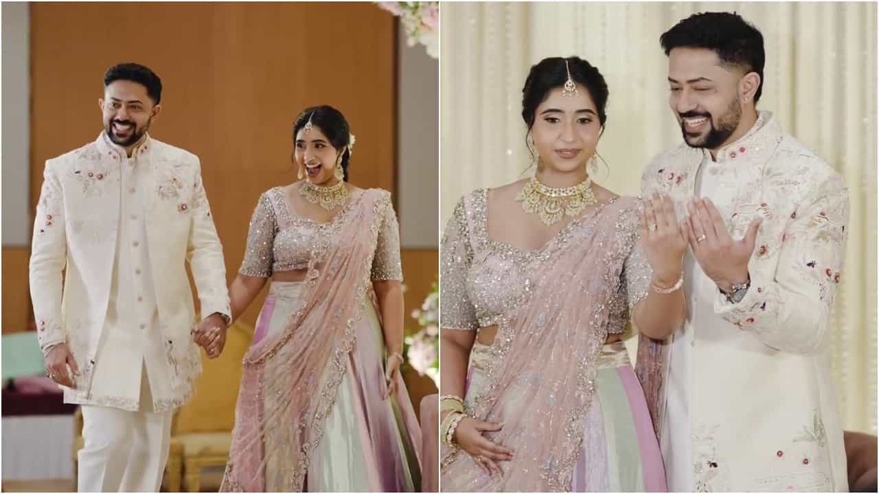 ಡೈನಾಮಿಕ್ ಕುಟುಂಬದಲ್ಲಿ ಸಂಭ್ರಮ; ನಟ ಪ್ರಣಮ್ ದೇವರಾಜ್-ನಮಿತಾ ನಿಶ್ಚಿತಾರ್ಥ ಡೈನಾಮಿಕ್ ಕುಟುಂಬದಲ್ಲಿ ಸಂಭ್ರಮ; ನಟ ಪ್ರಣಮ್ ದೇವರಾಜ್-ನಮಿತಾ ನಿಶ್ಚಿತಾರ್ಥ