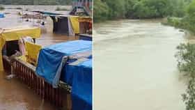 ಮಳೆ ಆರ್ಭಟ: ತುಂಗಾ, ಭದ್ರಾ ಅಬ್ಬರಕ್ಕೆ ಹೊಲ-ಗದ್ದೆಗಳು ಜಲಾವೃತ