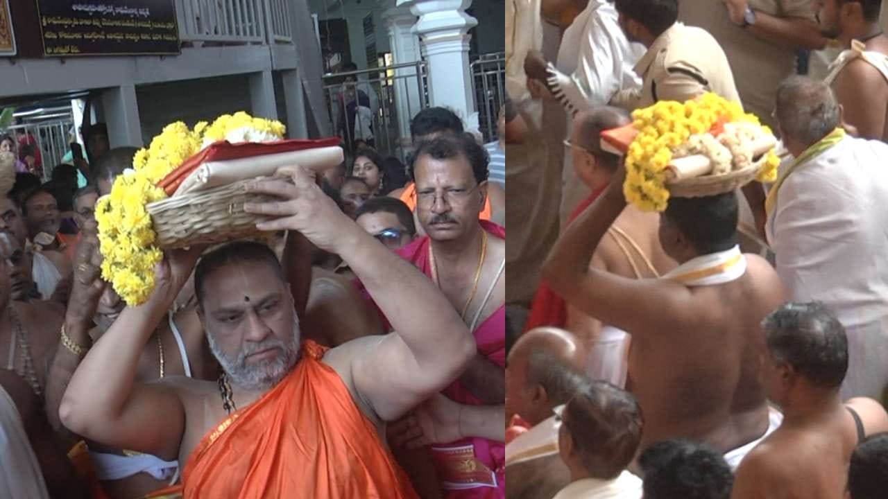 ಇಂದು ಪೂರ್ವಾರಾಧನೆ ಹಿನ್ನೆಲೆ ತಮಿಳುನಾಡಿನ ಮುಜರಾಯಿ ಇಲಾಖೆಯ ಅಧಿಕಾರಿಗಳು ಶ್ರೀರಂಗಂನ ಶ್ರೀರಂಗನಾಥ ದೇವಸ್ಥಾನದಿಂದ ರಾಯರಿಗೆ ಶೇಷವಸ್ತ್ರದ ಆಗಮನವಾಯ್ತು. ಶ್ರೀಮಠಕ್ಕೆ ಶೇಷವಸ್ತ್ರ ತಲುಪುತ್ತಿದ್ದಂತೆ ಶ್ರೀಮಠದ ಅರ್ಚಕರು, ಆಡಳಿತ ವರ್ಗ ಹಾಗೂ ಸುಬುಧೇಂದ್ರ ತೀರ್ಥರು ಶೇಷವಸ್ತ್ರವನ್ನ ಸಕಲ ವಾದ್ಯಮೇಳಗಳ ಮೂಲಕ ಸ್ವಾಗತಿಸಿದರು. ಬಳಿಕ ರಾಯರ ಮೂಲ ವೃಂದಾವನದ ಎದುರು ಪೂಜೆ ಸಲ್ಲಿಸಲಾಯಿತು.