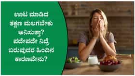 ಊಟ ಮಾಡಿದ ತಕ್ಷಣ ನಿದ್ರೆ ಏಕೆ ಬರುತ್ತದೆ? ಈ ಆಹಾರಗಳು ಕಾರಣವಾಗಿರಬಹುದು!