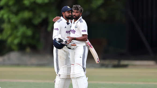 ಅಭ್ಯಾಸ ಪಂದ್ಯದಲ್ಲಿ ಟೀಂ ಇಂಡಿಯಾಕ್ಕೆ ರೋಚಕ ಜಯ