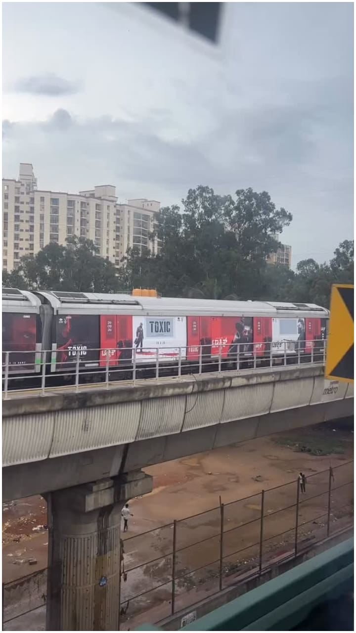 ನಮ್ಮ ಮೆಟ್ರೋ ಮೇಲೆ ‘ಟಾಕ್ಸಿಕ್’ ಭರ್ಜರಿ ಪ್ರಚಾರ