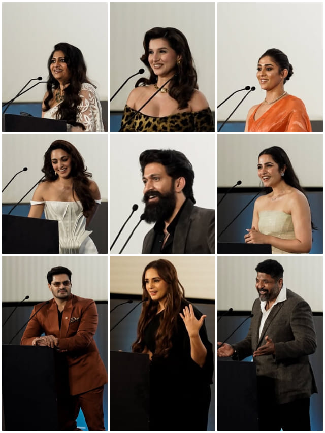 ವೇದಿಕೆಯಲ್ಲಿ ಮಿಂಚಿದ ‘ಟಾಕ್ಸಿಕ್’ ಸೆಲೆಬ್ರಿಟಿಗಳು