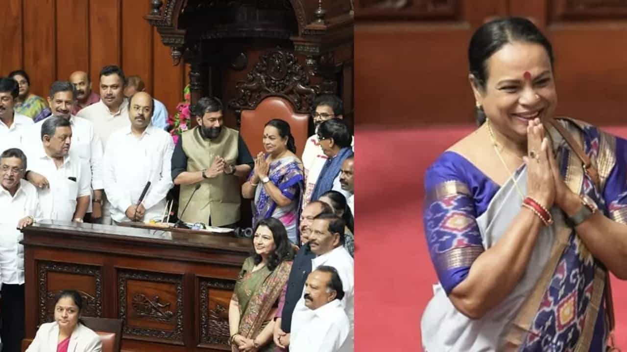 ಪರಿಷತ್ತಿನ ಉಪಸಭಾಪತಿಯಾಗಿ ನಟಿ ಉಮಾಶ್ರೀ ಅವಿರೋಧ ಆಯ್ಕೆ ಪರಿಷತ್ತಿನ ಉಪಸಭಾಪತಿಯಾಗಿ ನಟಿ ಉಮಾಶ್ರೀ ಅವಿರೋಧ ಆಯ್ಕೆ