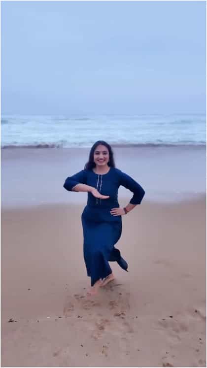 ಸಮುದ್ರದಲ್ಲಿ ಡ್ಯಾನ್ಸ್ ಮಾಡಿದ ವೈಷ್ಣವಿ ಗೌಡ