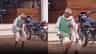 ಊರುಗೋಲನ್ನೇ ಕುಳಿತುಕೊಳ್ಳುವ ಚೇರ್‌ ಮಾಡಿಕೊಂಡ ವೃದ್ಧ