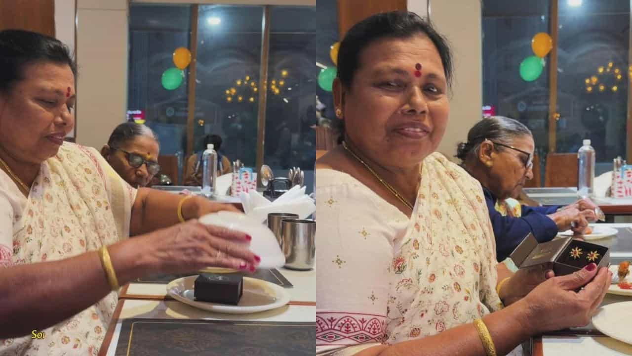 Video: ಇದು ನಿನ್ನ ಮುದ್ದಿನ ಮಗನ ಸರ್ಪ್ರೈಸ್ ಗಿಫ್ಟ್; ತಾಯಿಯ ಹುಟ್ಟುಹಬ್ಬಕ್ಕೆ ಚಿನ್ನದ ಕಿವಿಯೋಲೆ ನೀಡಿದ ಮಗ
