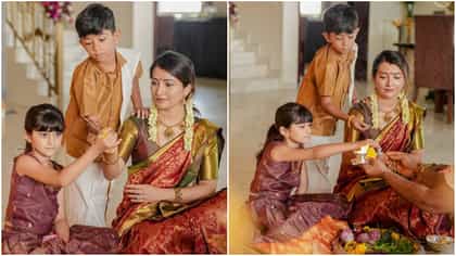 ವರಮಹಾಲಕ್ಷ್ಮಿ ಹಬ್ಬ ಆಚರಿಸಿದ ರಾಧಿಕಾ ಪಂಡಿತ್; ಆದರೆ ಯಶ್ ಬ್ಯುಸಿ
