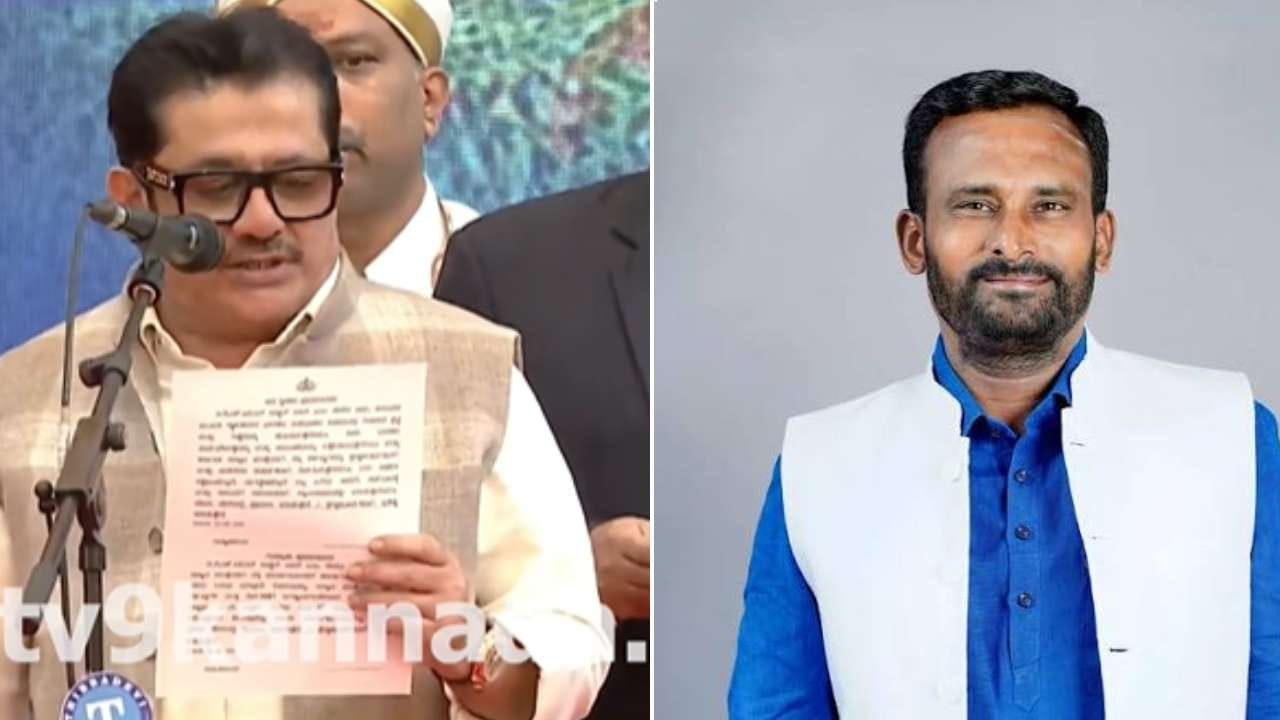 ಸಚಿವರಾಗಿ ಹುನಗುಂದ ಶಾಸಕ ವಿಜಯಾನಂದ ಕಾಶಪ್ಪನವರ್ ಬುದ್ದ, ಬಸವ, ಅಂಬೇಡ್ಕರ್ ಸೇರಿದಂತೆ ದೇವರ ಹೆಸರಿನಲ್ಲಿ ಪ್ರಮಾಣ ವಚನ ಸ್ವೀಕರಿಸಿದರು. ಇನ್ನು ಚಾಮರಾಜಪೇಟೆ ಶಾಸಕ ಜಮೀರ್ ಅಹಮದ್ ಖಾನ್ ಇಂಗ್ಲಿಷ್ನಲ್ಲಿ ಅಲ್ಲಾ ಮತ್ತು ತಾಯಿಯ ಹೆಸರಿನಲ್ಲಿ ಪ್ರಮಾಣ ವಚನ ಸ್ವೀಕರಿಸಿದರು.