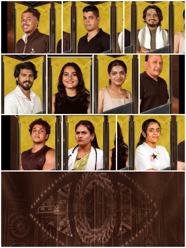 ಬಿಗ್ ಬಾಸ್ ಅಗ್ನಿ ಪರೀಕ್ಷೆಯಲ್ಲಿ ಟಾಪ್ 10 ಸ್ಪರ್ಧಿಗಳು