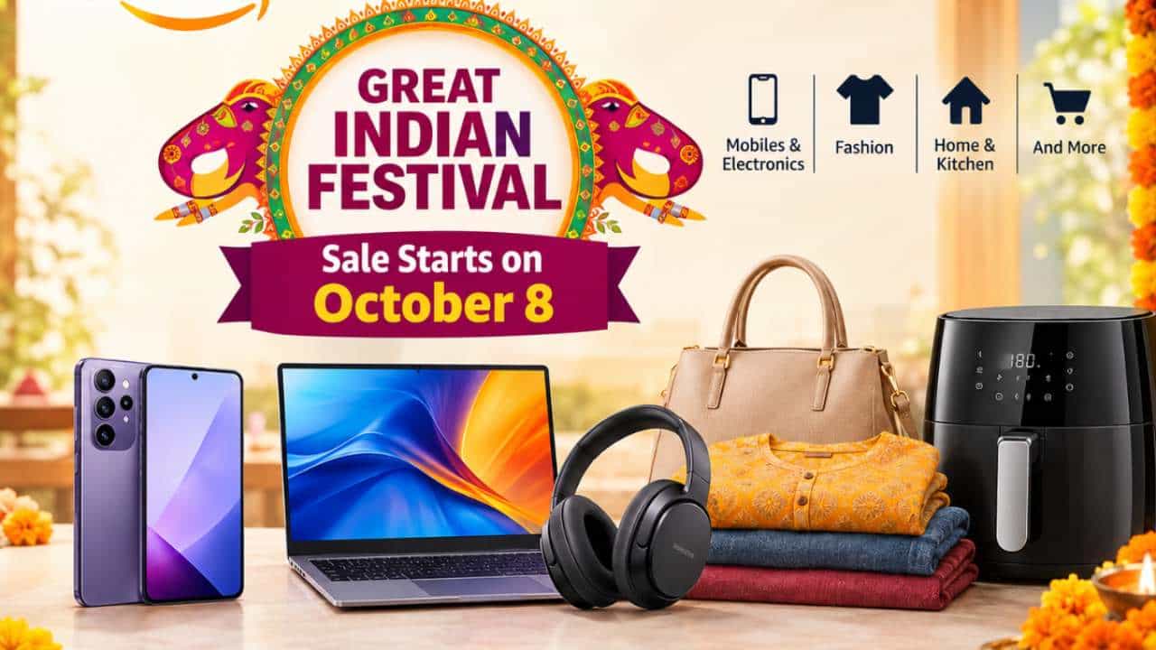 Amazon great Indian festival: ಅಮೆಜಾನ್ ಗ್ರೇಟ್ ಇಂಡಿಯನ್ ಫೆಸ್ಟಿವಲ್ ಘೋಷಣೆ; ಗ್ಯಾಜೆಟ್ಗಳ ಮೇಲೆ ಭರ್ಜರಿ ಕೊಡುಗೆ Amazon great Indian festival: ಅಮೆಜಾನ್ ಗ್ರೇಟ್ ಇಂಡಿಯನ್ ಫೆಸ್ಟಿವಲ್ ಘೋಷಣೆ; ಗ್ಯಾಜೆಟ್ಗಳ ಮೇಲೆ ಭರ್ಜರಿ ಕೊಡುಗೆ