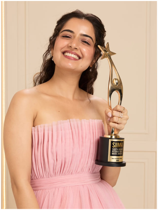 ಸೈಮಾ ಪ್ರಶಸ್ತಿ ಪಡೆದ ಖುಷಿಯಲ್ಲಿ ನಟಿ ಆಶಿಕಾ ರಂಗನಾಥ್