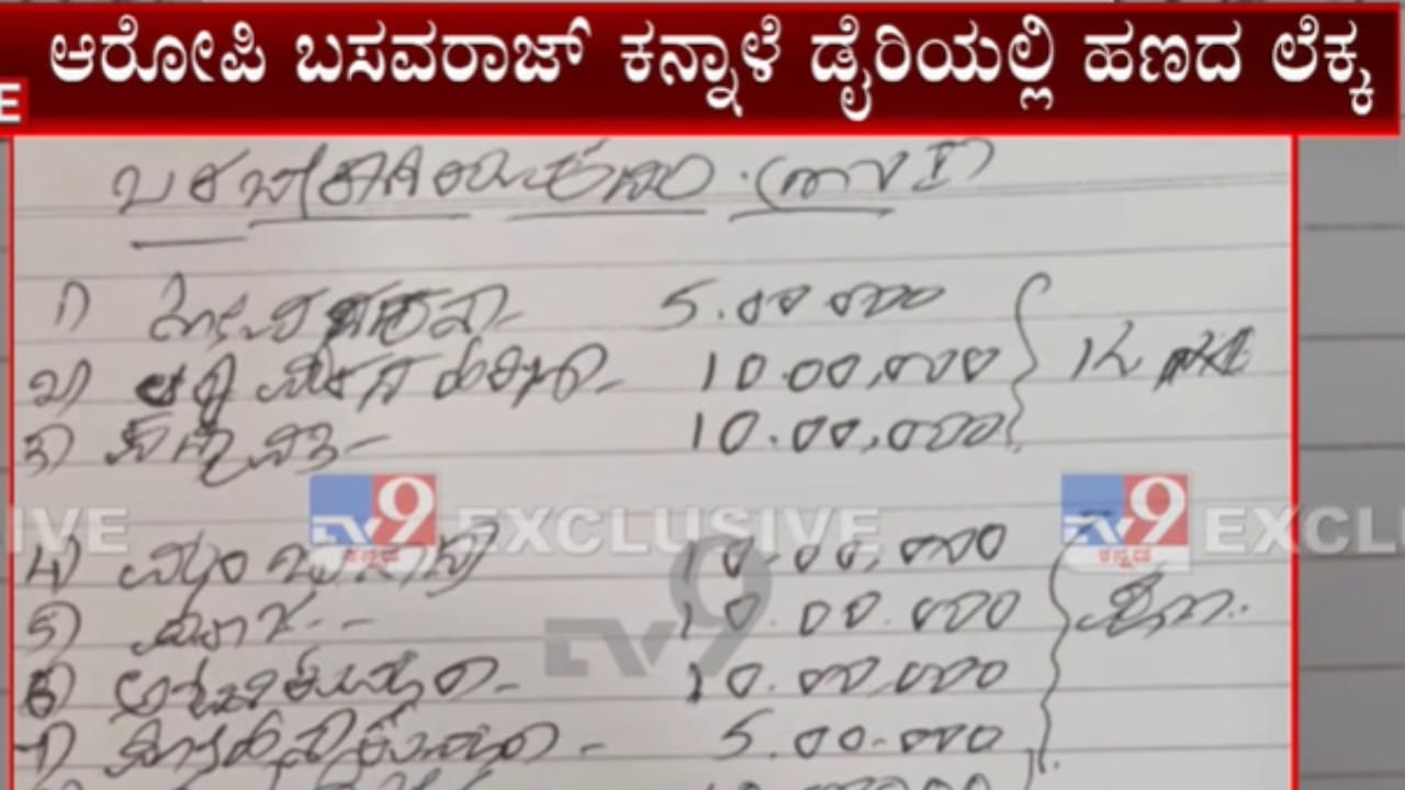 Diary reveals alleged pending payments from eight candidates in KPSC recruitment scam