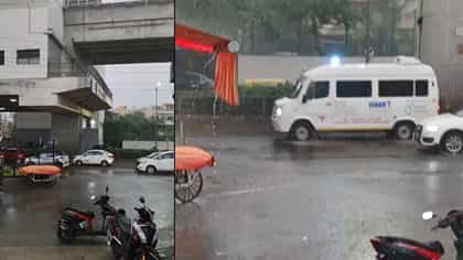 ಬೆಂಗಳೂರಿನ ಹಲವೆಡೆ ಅಬ್ಬರಿಸಿದ ವರುಣ: 8 ಜಿಲ್ಲೆಗಳಿಗೆ ನಾಳೆ ಯೆಲ್ಲೋ ಅಲರ್ಟ್