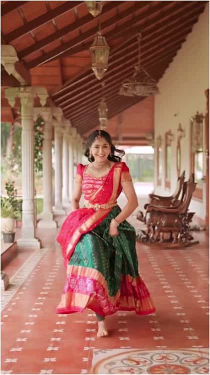 ಗಣೇಶ ಮೂರ್ತಿ ಮುಂದೆ ಕೈಮುಗಿದು ಹಬ್ಬ ಆಚರಿಸಿದ ಮೋಕ್ಷಿತಾ ಪೈ