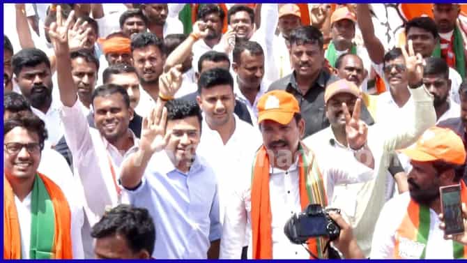 ಬಳ್ಳಾರಿ ಚಲೋ: 8ನೇ ದಿನಕ್ಕೆ ಪ್ರವೇಶಿಸಿದ ಬಿಜೆಪಿಯ ಪಾದಯಾತ್ರೆ