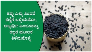 ಕಪ್ಪು ಎಳ್ಳು ಕಣ್ಣಿನ ದೃಷ್ಟಿಯನ್ನು ಹೆಚ್ಚಿಸಲು ಸಹಕಾರಿ ಎಂಬುದು ಸತ್ಯವೋ, ಸುಳ್ಳೋ ತಿಳಿದುಕೊಳ್ಳಿ