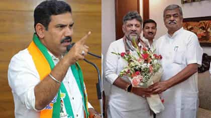 ತಮ್ಮ ವಿರುದ್ಧ ಸ್ಪರ್ಧೆಗೆ ಡಿಕೆ ಶಿವಕುಮಾರ್​​​ಗೆ ವಿಜಯೇಂದ್ರ ಆಹ್ವಾನ
