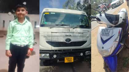 ತಾಯಿ ಜೊತೆ ದ್ವಿಚಕ್ರ ವಾಹನದಲ್ಲಿ ತೆರಳುತ್ತಿದ್ದ ಮಗು ದುರಂತ ಅಂತ್ಯ