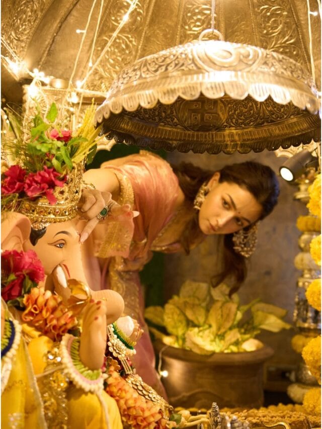 ಹಬ್ಬದ ಸಂಭ್ರಮದಲ್ಲಿ ನಟಿ ಆಲಿಯಾ ಭಟ್