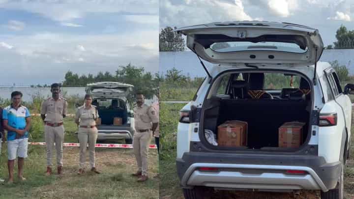 ಕಡಿಮೆ ಹಣಕ್ಕೆ ಸ್ಫೋಟಕಗಳ ಮಾರಾಟ: ಅಕ್ರಮವಾಗಿ ಸಾಗಿಸುತ್ತಿದ್ದ 600 ಜಿಲೆಟಿನ್, 100 ಡಿಟೋನೇಟರ್ ಜಪ್ತಿ ಕಡಿಮೆ ಹಣಕ್ಕೆ ಸ್ಫೋಟಕಗಳ ಮಾರಾಟ: ಅಕ್ರಮವಾಗಿ ಸಾಗಿಸುತ್ತಿದ್ದ 600 ಜಿಲೆಟಿನ್, 100 ಡಿಟೋನೇಟರ್ ಜಪ್ತಿ