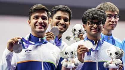 ಏಷ್ಯನ್ ಗೇಮ್ಸ್​ 2026: 14 ಪದಕಗಳೊಂದಿಗೆ 13ನೇ ಸ್ಥಾನದಲ್ಲಿ ಭಾರತ!