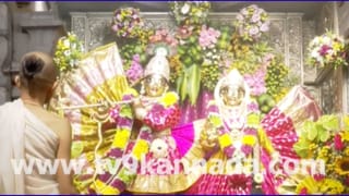 ರಾಜಾಜಿನಗರ ಇಸ್ಕಾನ್ ದೇಗುಲದಲ್ಲಿ ಕೃಷ್ಣ ಜನ್ಮಾಷ್ಟಮಿ ಸಂಭ್ರಮ: ಮಧ್ಯರಾತ್ರಿ 12ರ ವರೆಗೆ ಭಕ್ತರಿಗೆ ದರ್ಶನ ಅವಕಾಶ
