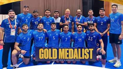 ಏಷ್ಯನ್ ಗೇಮ್ಸ್​ 2026; ಚಿನ್ನ ಗೆದ್ದ ಭಾರತದ ಪುರುಷರ ಕಬಡ್ಡಿ ತಂಡ..!