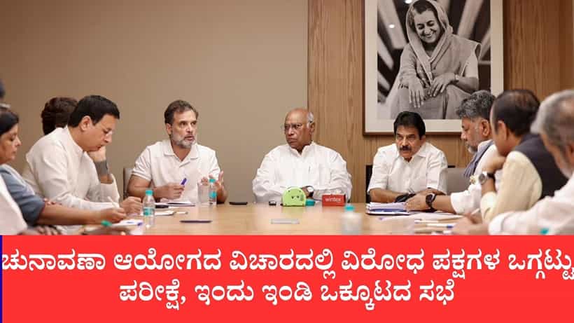ಚುನಾವಣಾ ಆಯೋಗದ ವಿರುದ್ಧ ಇಂಡಿ ಒಕ್ಕೂಟ ತಂತ್ರ: ಸಭೆಯಿಂದ ಎಎಪಿ, ಡಿಎಂಕೆ, ಎಸ್ಪಿ ದೂರ