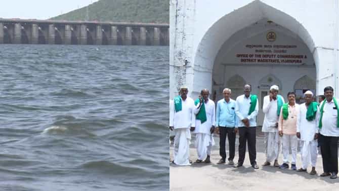 ಕೃಷ್ಣಾ ನದಿ ನೀರಿನ ಮೇಲೆ ಬಿತ್ತು ತೆಲಂಗಾಣದ ಕಣ್ಣು; ಸಿಡಿದೆದ್ದ ರೈತರು