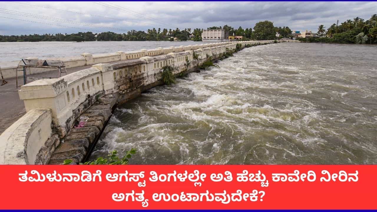 ಪ್ರತಿ ವರ್ಷ ಆಗಸ್ಟ್ ತಿಂಗಳಲ್ಲೇ ಕಾವೇರಿ ನೀರಿಗಾಗಿ ತಮಿಳುನಾಡು ಬೇಡಿಕೆ ಇಡುವುದೇಕೆ? ಪ್ರತಿ ವರ್ಷ ಆಗಸ್ಟ್ ತಿಂಗಳಲ್ಲೇ ಕಾವೇರಿ ನೀರಿಗಾಗಿ ತಮಿಳುನಾಡು ಬೇಡಿಕೆ ಇಡುವುದೇಕೆ?