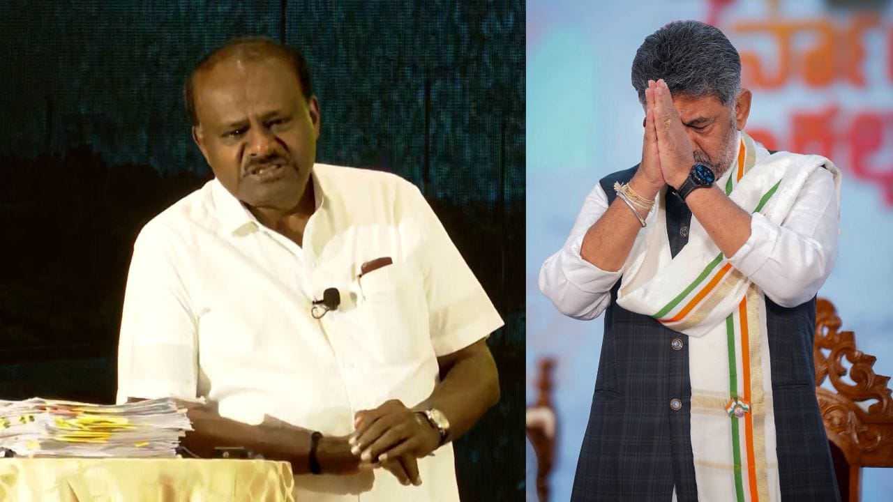 ಸಿಎಂ ಡಿಕೆ ಶಿವಕುಮಾರ್​​ ಕುಟುಂಬದ ವಿರುದ್ಧವೇ ಭೂಕಬಳಿಕೆ ಆರೋಪ ಮಾಡಿದ ಕುಮಾರಸ್ವಾಮಿ: ಹಲವು ದಾಖಲೆಗಳೂ ರಿಲೀಸ್​​