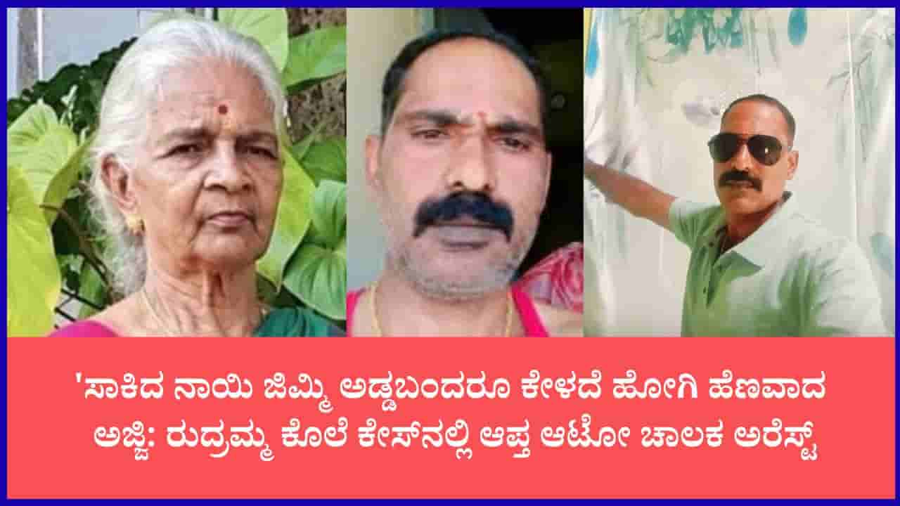 ಅನ್ನ ಹಾಕಿದ ತಾಯಿಯನ್ನೇ ಕೊಂದ ಆಟೋ ಚಾಲಕ: ಅಜ್ಜಿಯನ್ನು ನಂಬಿಸಿ ಕರೆದೊಯ್ದು ಭೀಕರ ಕೊಲೆ