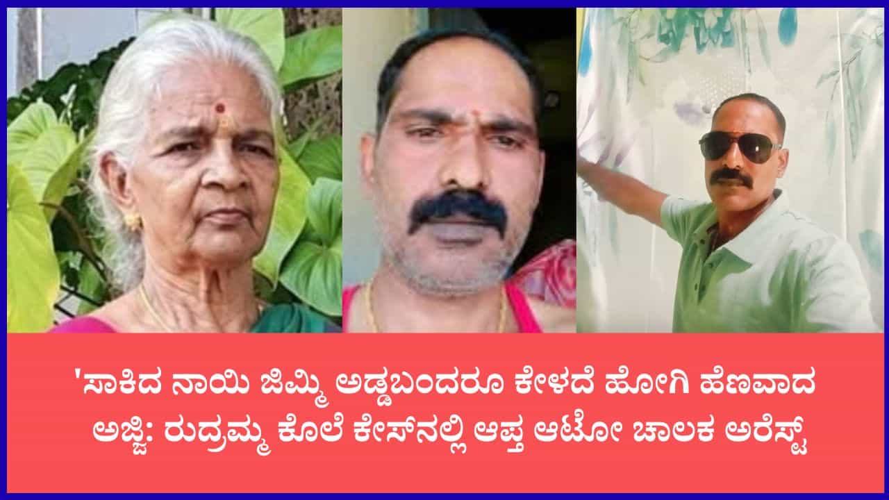 ಅನ್ನ ಹಾಕಿದ ತಾಯಿಯನ್ನೇ ಕೊಂದ ಆಟೋ ಚಾಲಕ: ಅಜ್ಜಿಯನ್ನು ನಂಬಿಸಿ ಕರೆದೊಯ್ದು ಭೀಕರ ಕೊಲೆ