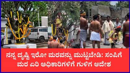 ಆ ಮರವನ್ನು ಯಾವ ಕಾರಣಕ್ಕೂ ಮುಟ್ಟಬೇಡಿ: ರಾಹುಗುಳಿಗ ದೈವದಿಂದ ಎಚ್ಚರಿಕೆ