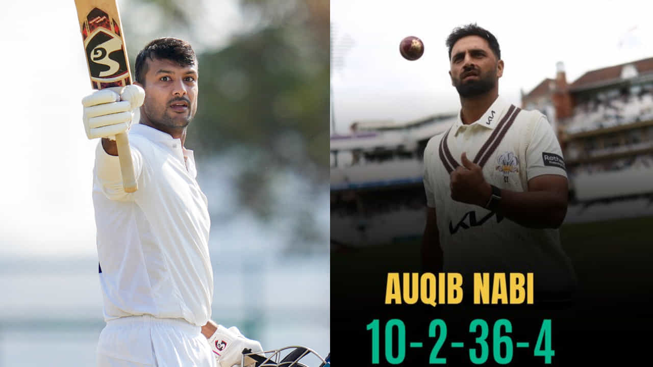 4 ವಿಕೆಟ್ ಪಡೆದ ಆಕಿಬ್ ನಬಿ; ಭರ್ಜರಿ ಶತಕ ಬಾರಿಸಿದ ಮಯಾಂಕ್ ಅಗರ್ವಾಲ್ 4 ವಿಕೆಟ್ ಪಡೆದ ಆಕಿಬ್ ನಬಿ; ಭರ್ಜರಿ ಶತಕ ಬಾರಿಸಿದ ಮಯಾಂಕ್ ಅಗರ್ವಾಲ್