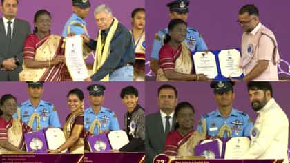 ರಾಷ್ಟ್ರೀಯ ಚಲನಚಿತ್ರ ಪ್ರಶಸ್ತಿ ಪಡೆದ ಕನ್ನಡಿಗರು: ಚಿತ್ರಗಳಲ್ಲಿ ನೋಡಿ