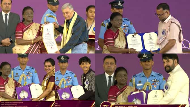 ರಾಷ್ಟ್ರೀಯ ಚಲನಚಿತ್ರ ಪ್ರಶಸ್ತಿ ಪಡೆದ ಕನ್ನಡಿಗರು: ಚಿತ್ರಗಳಲ್ಲಿ ನೋಡಿ