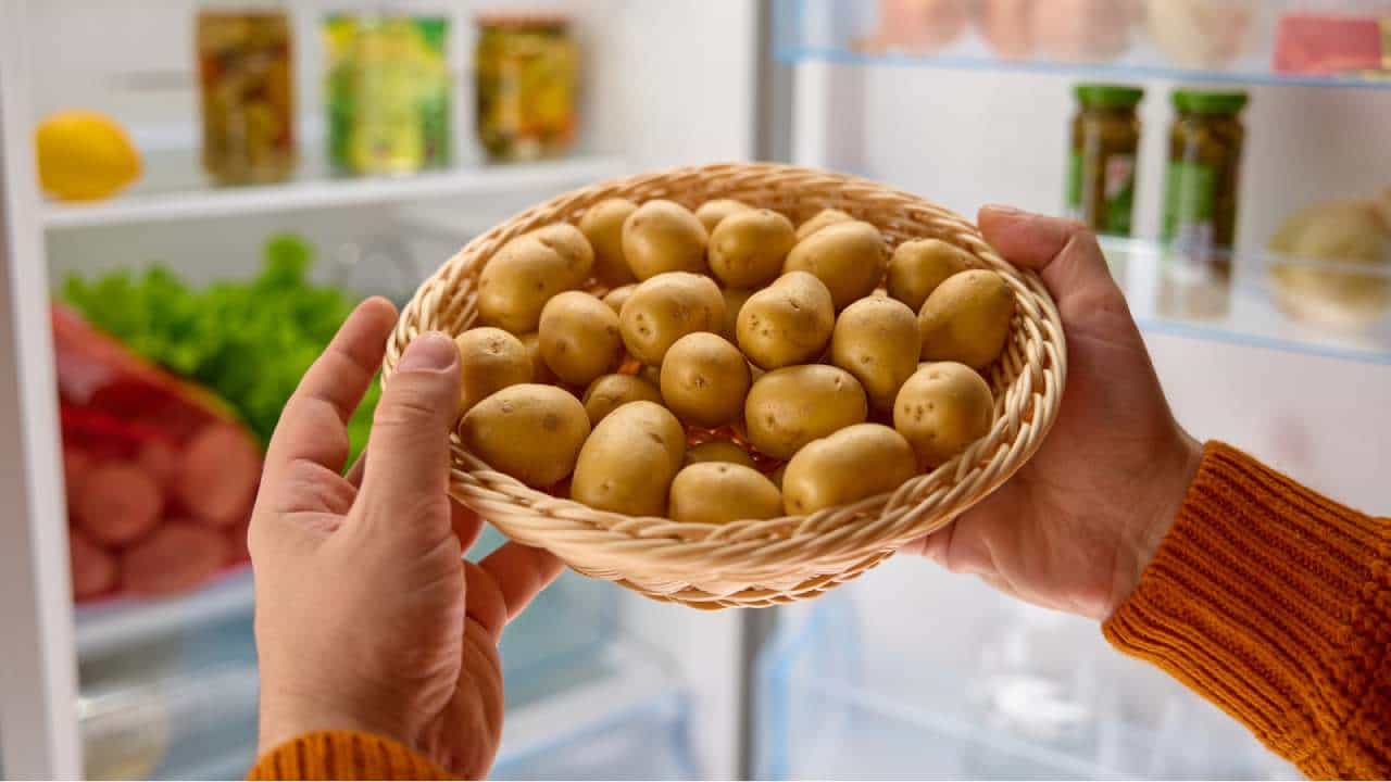 ಆಲೂಗಡ್ಡೆಯನ್ನು ಫ್ರಿಜ್ನಲ್ಲಿ ಇಡಬಾರದು ಏಕೆ? ಇದರ ಹಿಂದಿದೆ ವೈಜ್ಞಾನಿಕ ಕಾರಣ ಆಲೂಗಡ್ಡೆಯನ್ನು ಫ್ರಿಜ್ನಲ್ಲಿ ಇಡಬಾರದು ಏಕೆ? ಇದರ ಹಿಂದಿದೆ ವೈಜ್ಞಾನಿಕ ಕಾರಣ