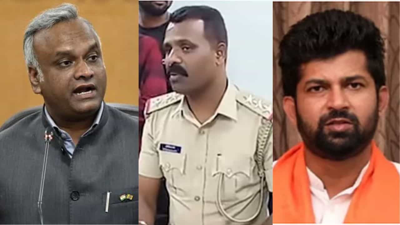'ನನ್ನ ಮೇಲೆ 21 FIR ಇದೆ, ಇನ್ನೊಂದು ಕೇಸ್ ಹಾಕಿದರೂ ಹೆದರಲ್ಲ': ಗೃಹ ಸಚಿವ ಪ್ರಿಯಾಂಕ್ ಖರ್ಗೆಗೆ ಪ್ರತಾಪ್ ಸಿಂಹ ಸವಾಲು 'ನನ್ನ ಮೇಲೆ 21 FIR ಇದೆ, ಇನ್ನೊಂದು ಕೇಸ್ ಹಾಕಿದರೂ ಹೆದರಲ್ಲ': ಗೃಹ ಸಚಿವ ಪ್ರಿಯಾಂಕ್ ಖರ್ಗೆಗೆ ಪ್ರತಾಪ್ ಸಿಂಹ ಸವಾಲು