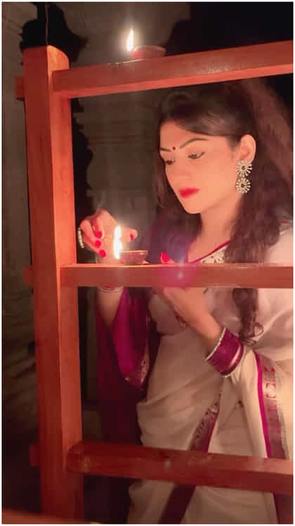 ಕೃಷ್ಣ ಜನ್ಮಾಷ್ಟಮಿ ಆಚರಿಸಿದ ನಟಿ ರಾಧಿಕಾ ಕುಮಾರಸ್ವಾಮಿ