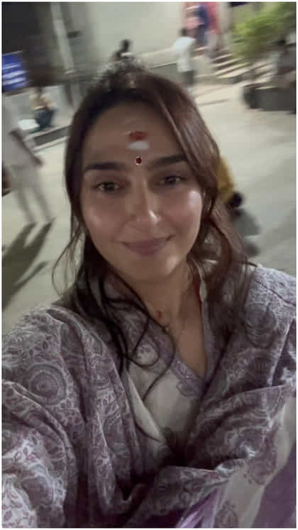 ಶಂಖನಾದಕ್ಕೆ ಮನಸೋತ ರಾಗಿಣಿ ದ್ವಿವೇದಿ