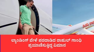 ಲಕ್ನೋದಲ್ಲಿ ಲ್ಯಾಂಡಿಂಗ್ ವೇಳೆ ತೊಂದರೆ ಅನುಭವಿಸಿದ ರಾಹುಲ್ ಗಾಂಧಿ ಇದ್ದ ಏರ್ ಇಂಡಿಯಾ ವಿಮಾನ