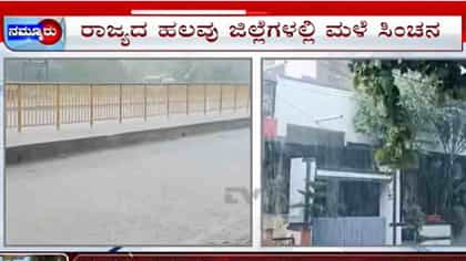ಬರದ ಬಿಸಿ ನಡುವೆ ಕೆಲವು ಜಿಲ್ಲೆಗಳಲ್ಲಿ ಮಳೆ ಸಿಂಚನ