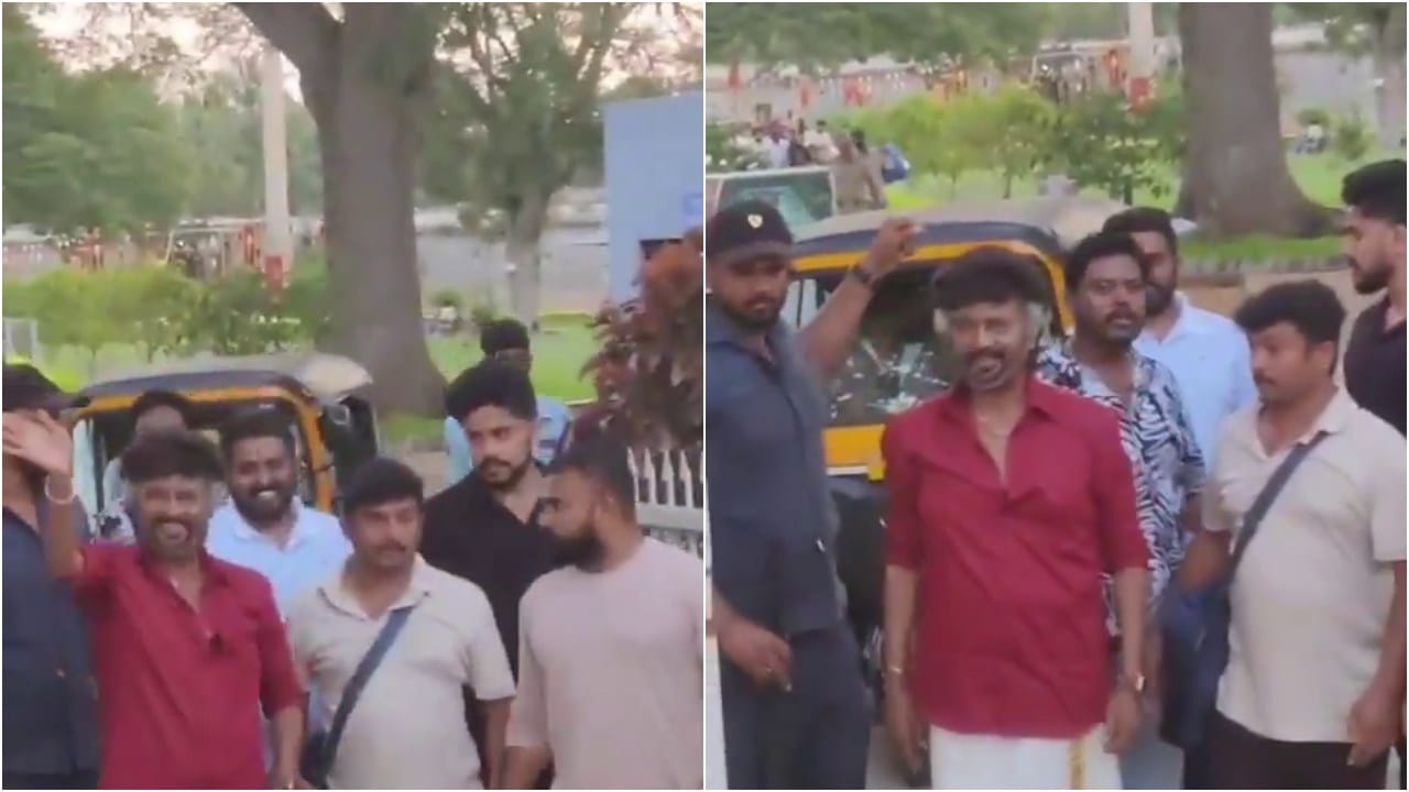ಆಟೋದಲ್ಲಿ ಸೋಮನಾಥಪುರ ದೇವಾಲಯಕ್ಕೆ ಬಂದ ರಜನಿಕಾಂತ್