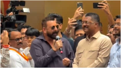 ಮರಾಠಿಯಲ್ಲಿ ಮಾತಾಡಿ ಎಂದು ಒತ್ತಾಯಿಸಿದ ಸಚಿವರಿಗೆ ಟಕ್ಕರ್ ಕೊಟ್ಟ ಸಂಜಯ್ ದತ್
