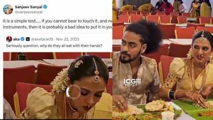 ಕೈಯಿಂದ ಊಟ: ಅಣಕಿಸಿದವನಿಗೆ ಬುದ್ಧಿ ಹೇಳಿದ ಸಂಜೀವ್ ಸನ್ಯಾಲ್