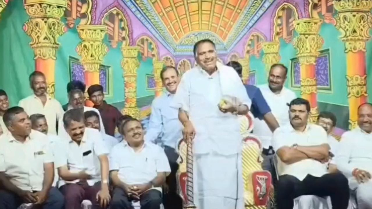 ಕುರುಕ್ಷೇತ್ರ ನಾಟಕದಲ್ಲಿ ಭೀಮನ ಪಾತ್ರದಲ್ಲಿ ಮಿಂಚಿದ ಸಚಿವ ಶಿವಲಿಂಗೇಗೌಡ