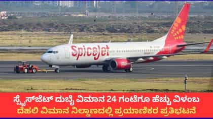 ದೆಹಲಿಯಲ್ಲಿ ಸ್ಪೈಸ್‌ಜೆಟ್ ವಿಮಾನ ವಿಳಂಬಕ್ಕೆ ಖಂಡನೆ; ಪ್ರಯಾಣಿಕರ ಪ್ರತಿಭಟನೆ